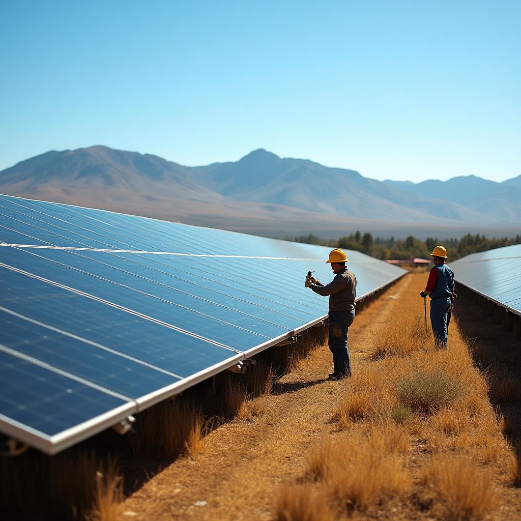 Proyecto de energía renovable en Argentina