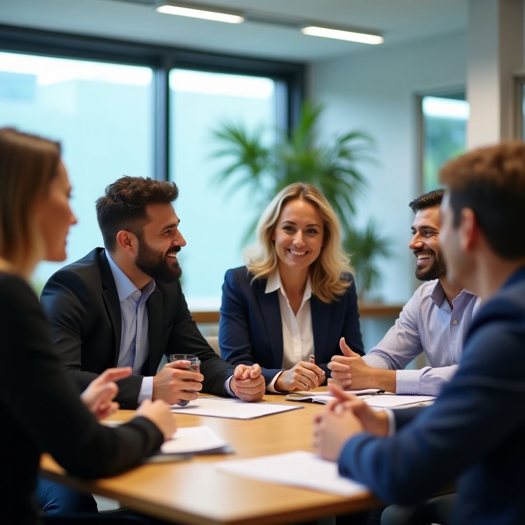 Equipo de asesores financieros en Argentina